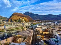 Jigsaw Puzzle Panorama of Salzburg