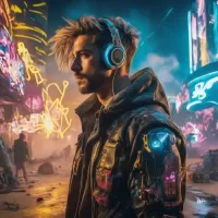Rompicapo Guy in the cyberpunk universe