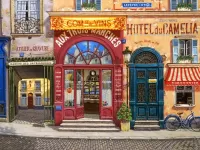 パズル Parisian street