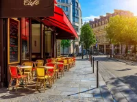 Слагалица Parisian cafe