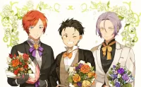 Слагалица The guys with the bouquets