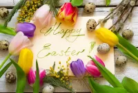 Jigsaw Puzzle Easter card