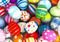 Jigsaw Puzzle Easter eggs