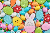 Puzzle Easter cakes
