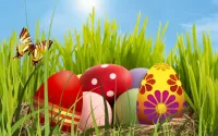 Quebra-cabeça Easter eggs