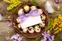 Jigsaw Puzzle Easter envelope