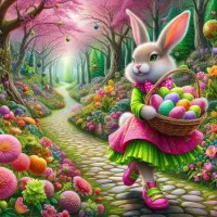 Bulmaca Easter bunny