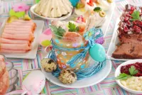 Jigsaw Puzzle Easter table