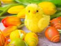 Jigsaw Puzzle Easter Chicken