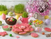 Jigsaw Puzzle Easter Cookies