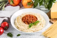 Jigsaw Puzzle bolognese pasta