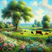 Jigsaw Puzzle Pastoral