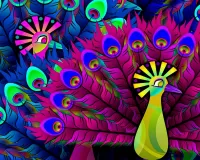 Puzzle Peacocks