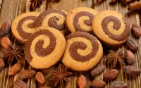 Jigsaw Puzzle Snail cookies