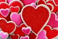 Jigsaw Puzzle Cookies-Valentines
