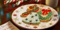 Puzzle Santa's cookies and milk