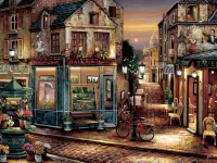 Jigsaw Puzzle Alley in Montmartre