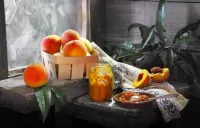 Jigsaw Puzzle Peaches and jam