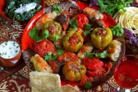 Jigsaw Puzzle Peppers and cabbage rolls