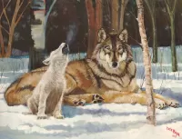 Quebra-cabeça Wolf cub song
