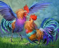 Rompecabezas Roosters