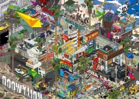 Quebra-cabeça Pixel city 1