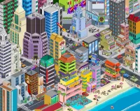 Rompecabezas Pixel city 4