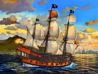 Слагалица Pirate ship