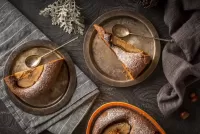 Rompecabezas Cake with pear