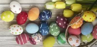 Puzzle Easter eggs