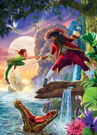 Quebra-cabeça Peter Pan and Captain Hook