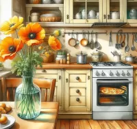 Puzzle Pizza w piekarniku