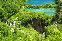 パズル Plitvice lakes