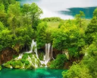 Слагалица Plitvice lakes