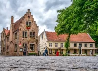 Jigsaw Puzzle Square in Bruges