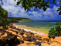 Quebra-cabeça Kauai beach on Hawaii