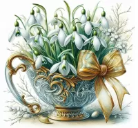 Jigsaw Puzzle Snowdrops