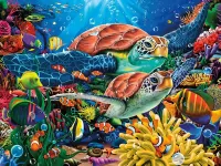 Quebra-cabeça Undersea world