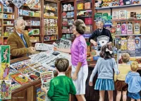 Jigsaw Puzzle Buying Newspapers