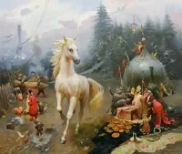 Пазл Пол царства за коня