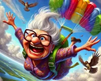 ジグソーパズル パラシュートフライト