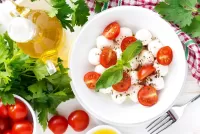 Jigsaw Puzzle Tomatoes with cheese