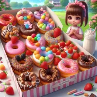 Jigsaw Puzzle Donuts