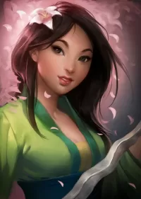 Puzzle Portrait Of Mulan