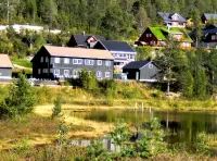 Слагалица Village in Norway
