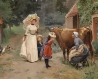 Пазл Посещение фермы
