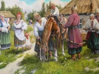 Пазл Посвящение в казаки