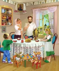 Puzzle Orthodox family