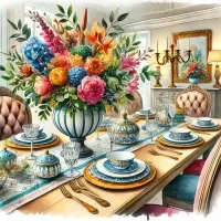 Jigsaw Puzzle Festive table setting