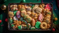 Jigsaw Puzzle Holiday cookies